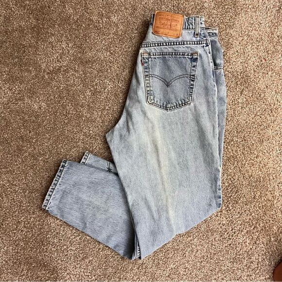 Vintage Levi's 551 Custom Paint Jeans - Picture 6 of 8